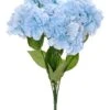 21.5" Silk Hydrangea Bush Blue