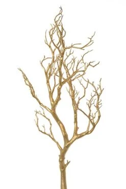 36" Coral Branch Gold
