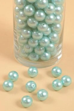 18mm Abs Pearl Beads Aqua Pkg(500g)