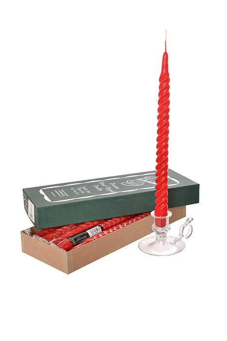 12" Patrician Twisted Taper Red Box/12 - Image 2