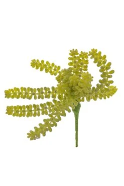 9" St.donkey Tail Hanging Pick Flocked Green