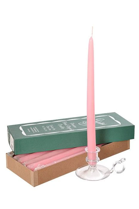 12" Patrician Taper Pink Box/12 - Image 2