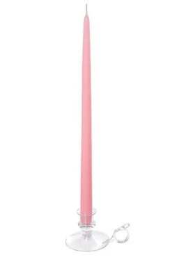 15" Patrician Taper Pink Box/12