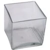 7" X 7" X 7" Cube Glass Vase Clear