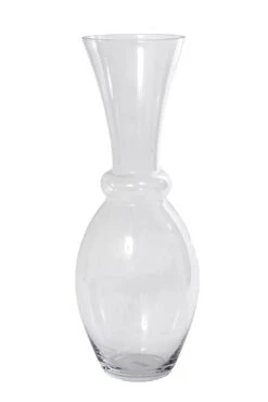 6" X 19.75" Glass Vase Clear
