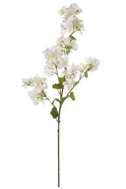 44" Bougainvillea Spray White