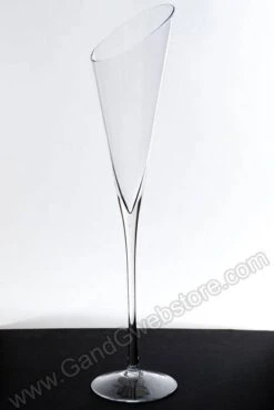 10" X 40" Gala Glass Vase Clear