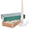8" Patrician Taper White Box/12