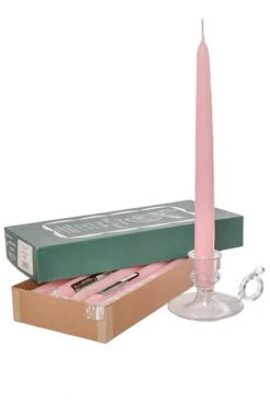 10" Patrician Taper Pink Box/12