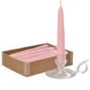 6" Patrician Taper Pink Candle Box/12