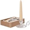 6" Patrician Taper Ivory Candle Box/12