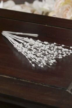 8" Pearl Spray White Pkg/12 Bundles