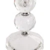 5.5" Crystal Single Candle Holder Clear