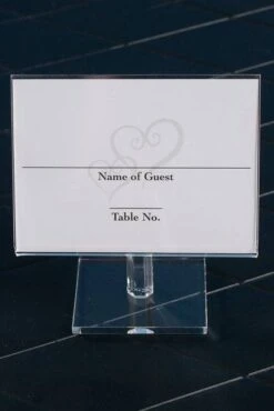 2.5" X 3.5" Favor Frame Clear Pkg/12
