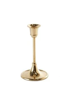 3.25'' X 6.25'' Antique Candlestick Holder (Gold)