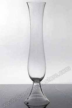 5.5" X 7.25" X 28.25" Glass Vase Clear
