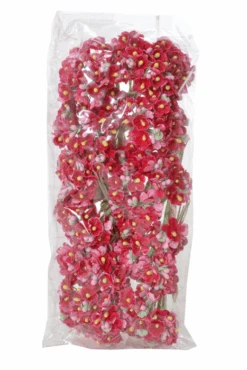 4.5" Forget Me Not Stem Red Pkg/12