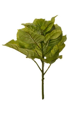 19" Hydrangea Leaf Bush Green