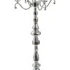 29.5" Metal Candle Holder Silver