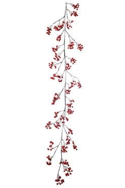 64" Water Proof Berry Garland Red