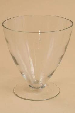 7.75" X 8" Monroe Glass Vase Clear