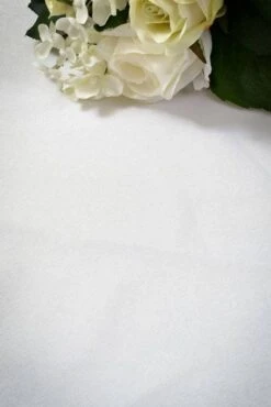 108" Round Polyester Table Cover White