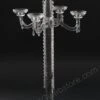 32" Crystal 5-lite Candelabrum W/beads Clear