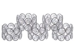 Napkin Ring Silver Pkg/5