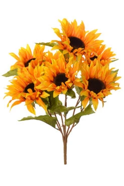 22" Sunflower Bush Yellow