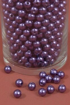 8mm Abs Pearl Beads Purple Pkg(500g)