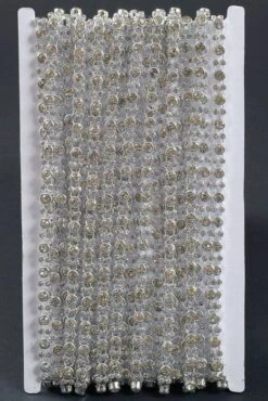 10yds Round Rhinestone/diamond Garland Silver