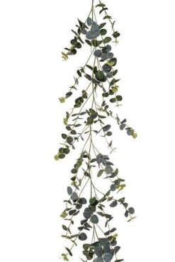 6Ft Eucalyptus Garland Frosted Green