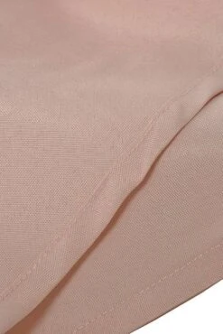 120" Round Polyester Table Cover Blush