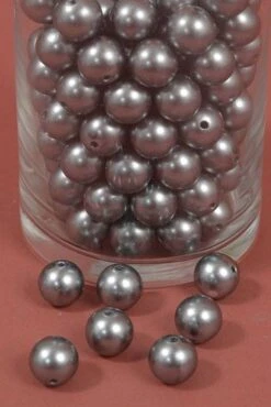 14mm Abs Pearl Beads Grey Pkg(500g)