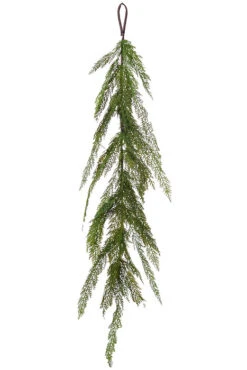 48" Real Touch Lebanon Cedar Full Garland Natural Green