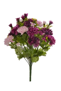 15" Silk Mum Bush Lavender Orchid