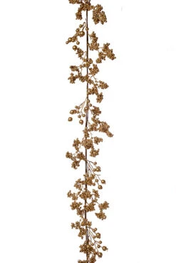 6Ft Berry Garland Gold