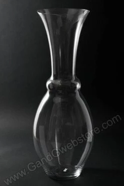 8.5" X 27.5" Glass Vase Clear