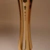 23.5" Glass Floral Vase Gold