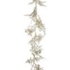 72" Diamond Glittered Maidenhair Garland Platinum