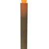 8.75" Led Flickering Taper Candle Ivory Pkg/6