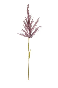 37" Plastic Pampas Grass Spray Plum