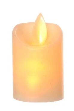 1.4" X 2.2" Led Smokeless Candles Ivory Pkg/12