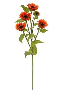 40" Sunflower Stem Orange
