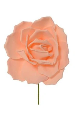 12" Foam Rose Salmon