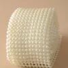 4.5" X 10yds Pearl Mesh Wrap Pearl Ivory