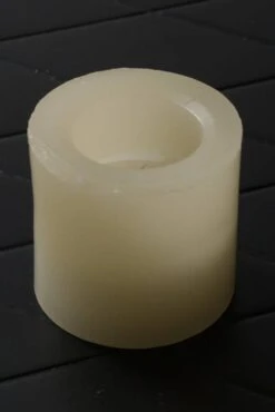 2" X 2" Flameless Candle Ivory Pkg/12