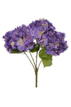 20" Silk Hydrangea Bush (Purple)