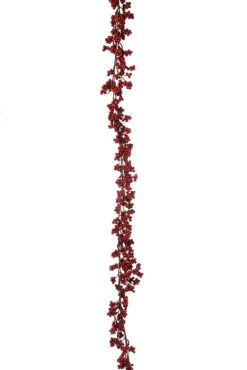 5Ft Berry Garland Red