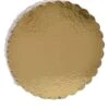 10" Foil Covered Cake Board Gold Pkg/10